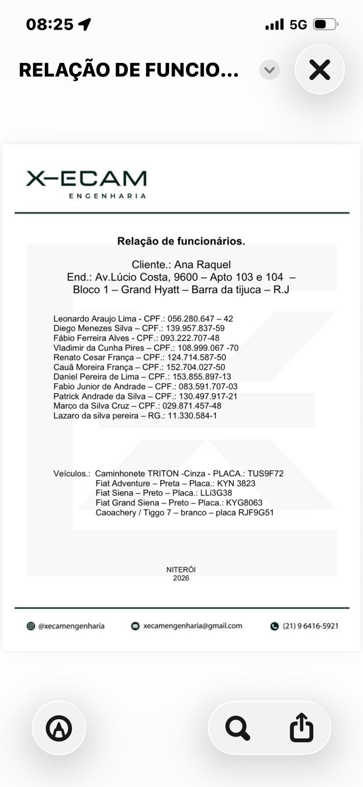 Imagem recebida
