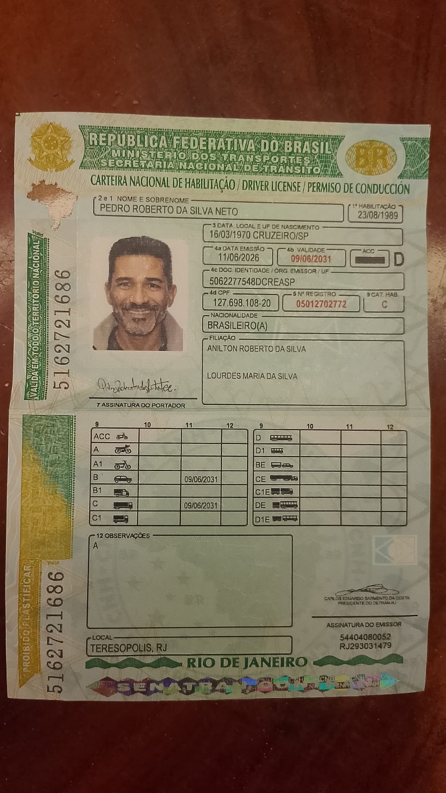 Imagem recebida